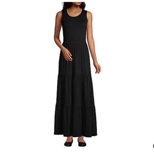 Lands End women’s sleeveless tiered Maxi Dress